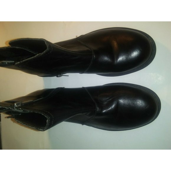Kenneth Cole reaction black leather ankle boot 7.5 - Picture 3 of 5